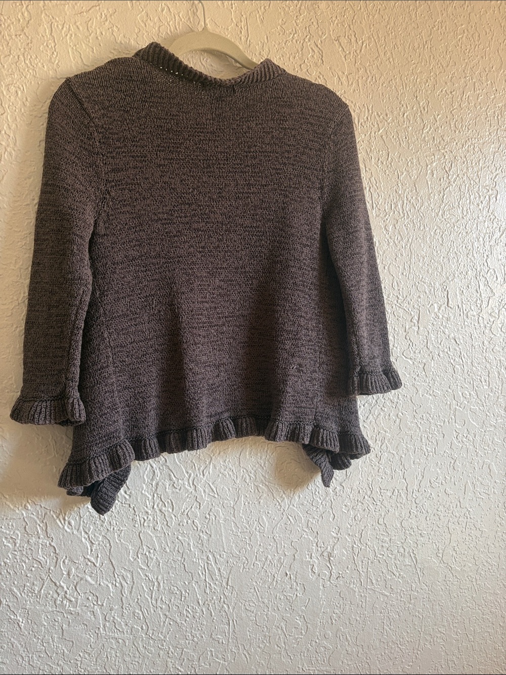 Carole Little Ruffled Open-Front Cardigan - Picture 4 of 7